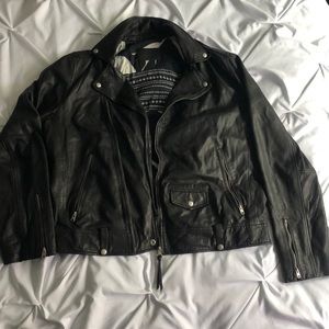 All Saints Ace Biker Jacket - large